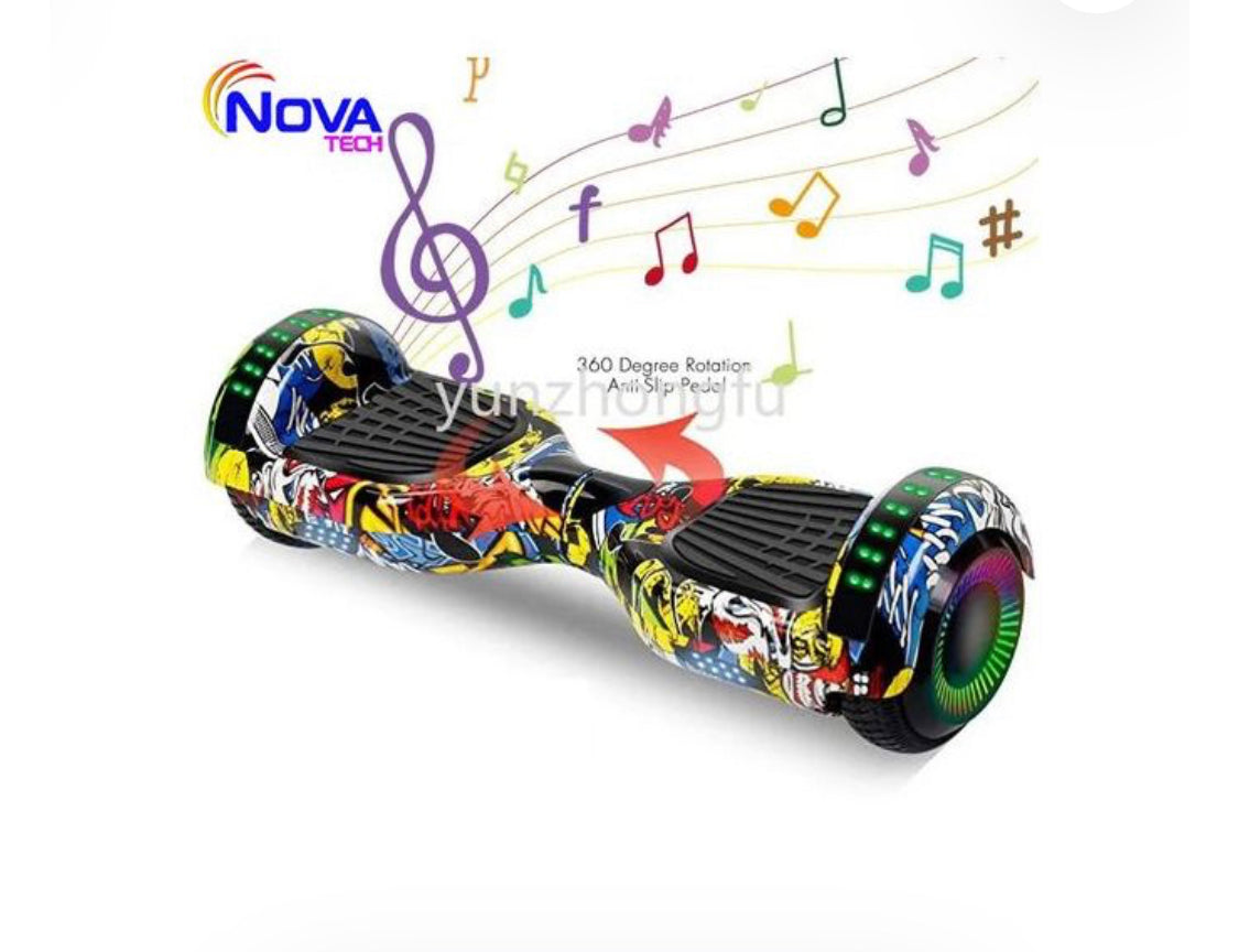 Hoverboard Mp3 Music - Bluetooth - Lumineux 6,5''